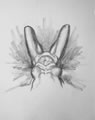 Michael Hensley Drawings, Female Form 90